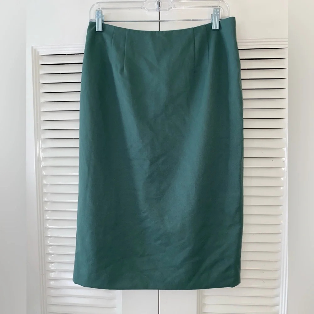 Pendleton Wool Vintage High Waist Straight Pencil Skirt